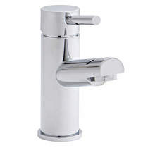 Kartell plan basin mixer tap with click clack waste (chrome).