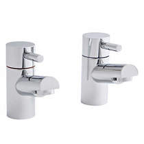 Kartell Plan Pair Of Basin Taps (Chrome).