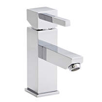 Kartell Pure Basin Mixer Tap With Click Clack Waste (Chrome).