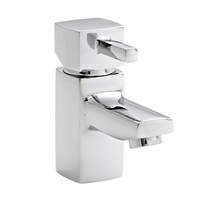 Kartell Mode Mini Basin Mixer Tap With Click Clack Waste (Chrome).