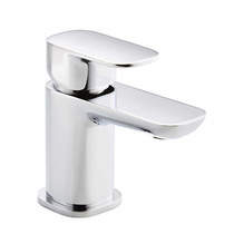 Kartell Visage Mini Basin Mixer Tap With Click Clack Waste (Chrome).