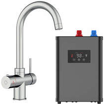 Kedl Tundra Digital 3 In 1 Boiling Water Kitchen Tap (Chrome, 2.4L).