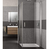 Lakes Italia Vivo Shower Enclosure With Pivot Door (700x900x2000mm, RH).