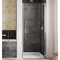 Lakes Italia Amare Semi-Frameless Pivot Shower Door (800x2000mm, RH).