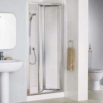 Lakes Classic 750mm Framed Bi-Fold Shower Door (Silver).