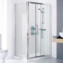 Lakes classic 1000x750 shower enclosure, slider door & tray (left handed).