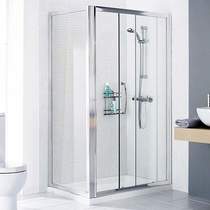 Lakes Classic 1200x700 Shower Enclosure, Slider Door & Tray (Left Handed).