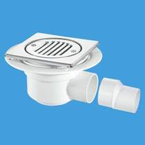 McAlpine Gullies 50mm Shower Trap Gully For Tiled Or Stone Flooring.