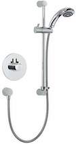 Mira Miniduo Concealed Thermostatic Shower Valve With Eco Slide Rail Kit.