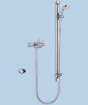 Mira Select Flex Exposed Thermostatic Shower Valve With Shower Kit (Chrome).