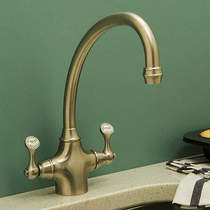 Perrin & rowe etruscan kitchen mixer tap (gold).