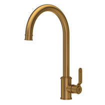 Perrin & Rowe Armstrong Kitchen Tap With Lever Handle (Aged Brass).