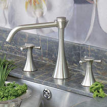 Perrin & Rowe Oasis 3 Hole Kitchen Tap (Pewter).
