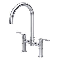 Perrin & Rowe Armstrong Kitchen Tap With Lever Handles (Chrome).