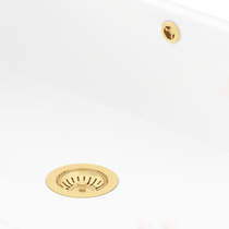 Perrin & Rowe Wastes Single Bowl Sink Waste and Overflow Kit (Polished Brass).