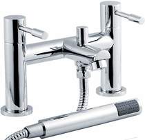 Crown Series 2 Bath Shower Mixer Tap With Shower Kit (Chrome).