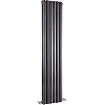 Hudson Reed Radiators Salvia Double Radiator. 3934 BTU (Anthracite). 383x1500mm.