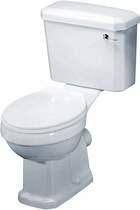 Crown ceramics carlton traditional toilet with cistern & seat.