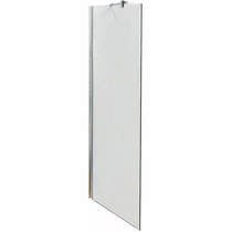 Crown wet room glass shower screen & arm (800x1850mm).