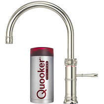 Quooker Classic Round Boiling Water Kitchen Tap. PRO3 (Nickel).
