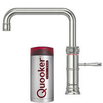 Quooker Classic Square Boiling Water Kitchen Tap. PRO3 (Stainless Steel).