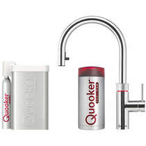 Quooker Flex 5 In 1 Boiling Water Kitchen Tap & CUBE PRO3 (Chrome).