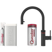 Quooker Flex 5 In 1 Boiling Water Kitchen Tap & CUBE PRO7 (Black).