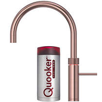 Quooker Fusion Round Boiling Water Kitchen Tap. COMBI (Rose Copper).