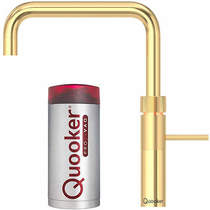 Quooker Fusion Square Boiling Water Kitchen Tap. COMBI (Gold).