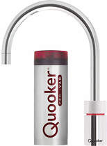 Quooker Nordic Round Boiling Water Kitchen Tap. COMBI (Polished Chrome).