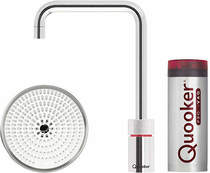 Quooker Nordic Square Boiling Water Tap & Drip Tray. PRO11 (P Chrome).
