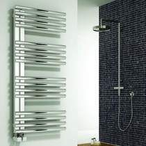 Reina Radiators Adora Towel Radiator (Stainless Steel). 1106x500mm.