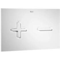 Roca Panels PL6 Dual Flush Operating Panel For Cisterns (White).