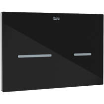 Roca Panels EP3 (DUPLO ONE) - Dual Flush Plate With Sensor (Touchless, Onyx Glass)