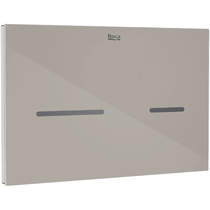 Roca Panels EP3 (DUPLO ONE) - Dual Flush Plate With Sensor (Touchless, Beige Glass)