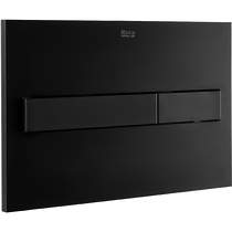 Roca Panels PL7 (DUPLO ONE) - Dual Flush Plate (Matt Black)
