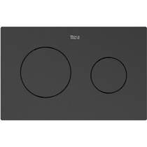Roca Panels PL10 (DUPLO ONE) - Dual Flush Plate (Brushed Titanium Black)