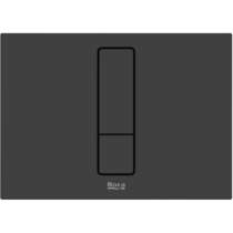 Roca Panels PS4 (DUPLO S) - Dual Flush Plate (Matt Black)