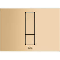 Roca Panels PS4 (DUPLO S) - Dual Flush Plate (Rose Gold)