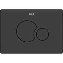 Roca Panels PS5 (DUPLO S) - Dual Flush Plate (Matt Black)