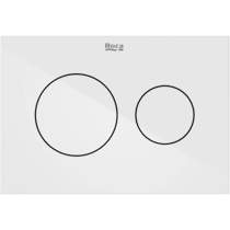 Roca Panels PS3 (DUPLO S) - Dual Flush Plate (White)
