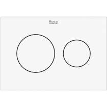 Roca Panels PS3 (DUPLO S) - Dual Flush Plate (Matt White)