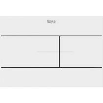 Roca Panels PS2 (DUPLO S) - Dual Flush Plate (Matt White)