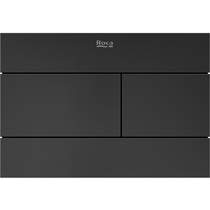 Roca Panels PS2 (DUPLO S) - Dual Flush Plate (Brushed Titanium Black)