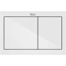 Roca Panels PS1 (DUPLO S) - Dual Flush Plate (Gloss White)