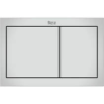Roca Panels PS1 (DUPLO S) - Dual Flush Plate (Chrome)