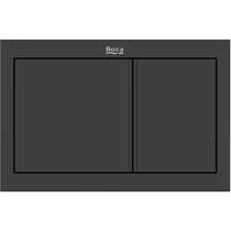 Roca Panels PS1 (DUPLO S) - Dual Flush Plate (Matt Black)