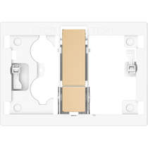 Roca Panels PS4 (DUPLO S) - Dual Flush Buttons Only (Rose Gold)