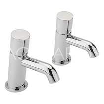 Sagittarius Ergo Non Concussive Basin Taps (Pair, Chrome).