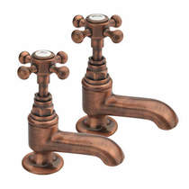 Tre Mercati Allora Bath Taps (Pair, Copper).